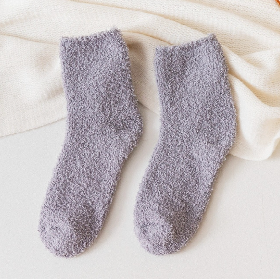 Heather CozyCloud Socks