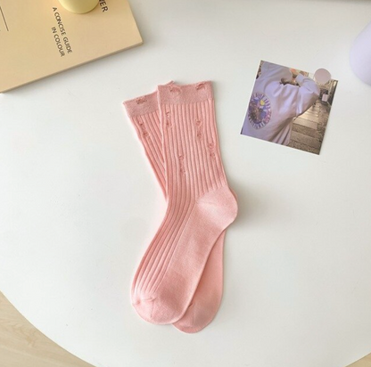 Rosè Fray Socks