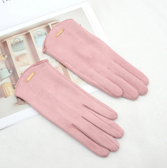 Fuchsia SuedeLux Gloves