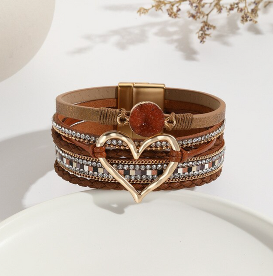 Autumn Heartfelt Bangle