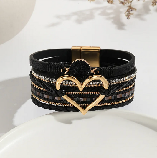 Nero Heartfelt Bangle