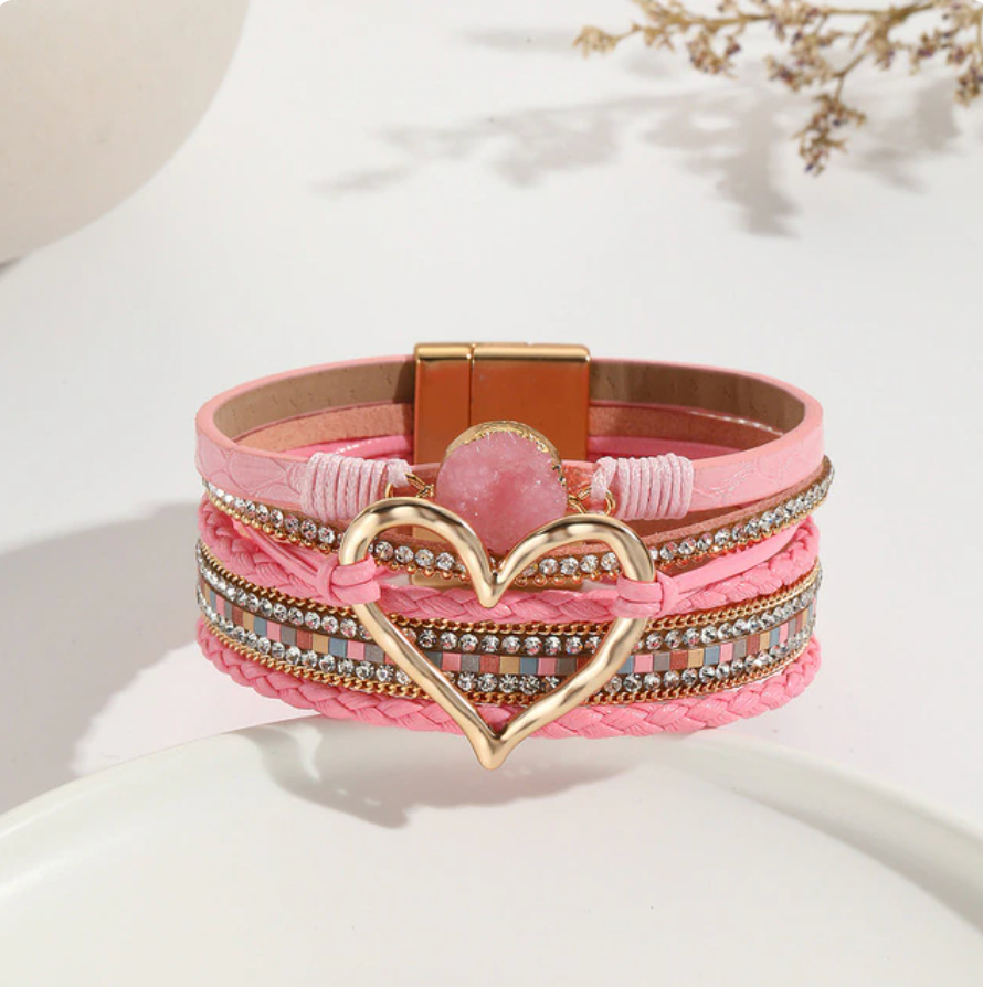 Blush Heartfelt Bangle