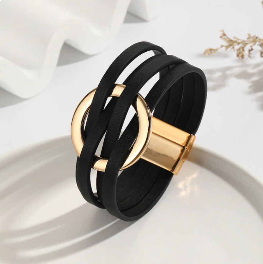 Nero Circles Bangle