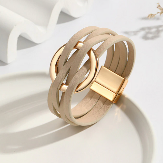 Khaki Circles Bangle