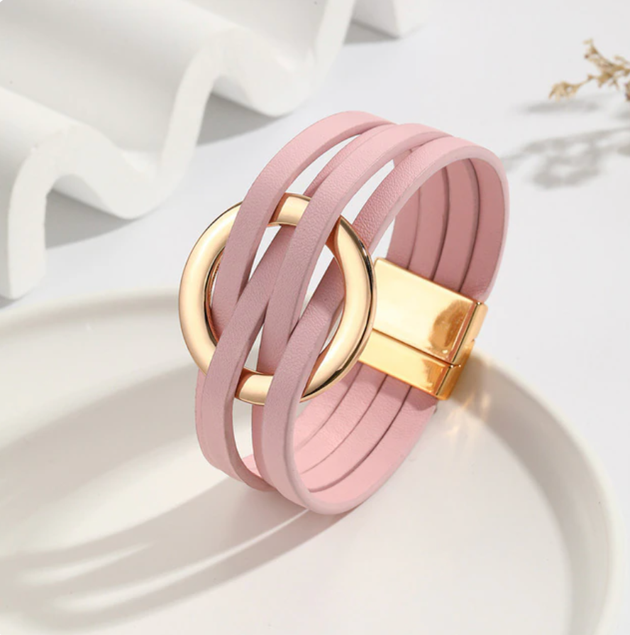 Blush Circles Bangle