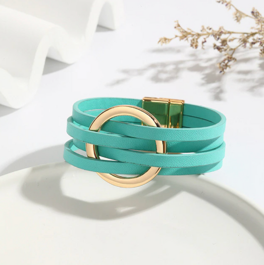 Mint Circles Bangle