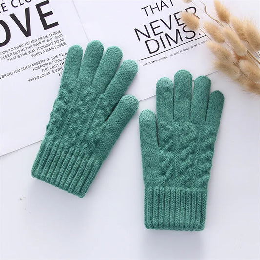 Teal Elegance Gloves